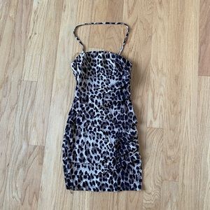 Leopard print dress